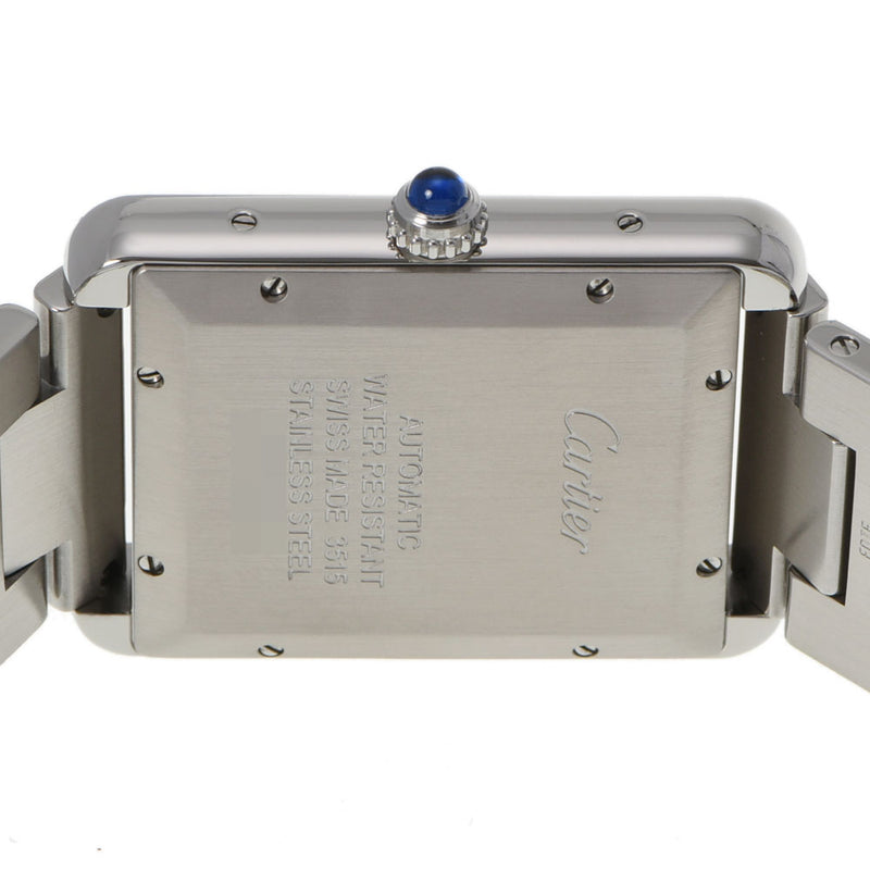 CARTIER カルティエ タンク ソロ XL W5200028 メンズ SS 腕時計 自動巻き シルバー文字盤 Aランク 中古 銀蔵