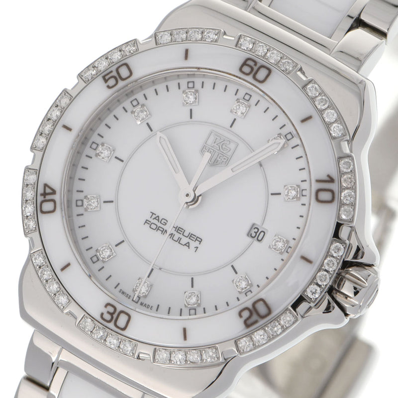 レディースタグホイヤー 腕時計 フォーミュラ １ ホワイト 白