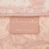 CHRISTIAN DIOR クリスチャンディオール ブックトートバッグ ミディアム ピンク M1296ZTDT レディース キャンバス ハンドバッグ Aランク 中古 銀蔵