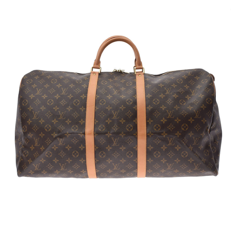 LOUIS VUITTON ルイヴィトン モノグラム キーポル 60 ブラウン M41422 ユニセックス モノグラムキャンバス ボストンバッグ ABランク 中古 銀蔵