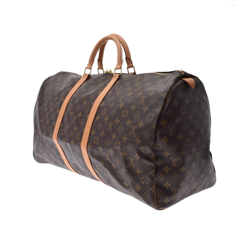 LOUIS VUITTON ルイヴィトン モノグラム キーポル 60 ブラウン M41422 ユニセックス モノグラムキャンバス ボストンバッグ ABランク 中古 銀蔵