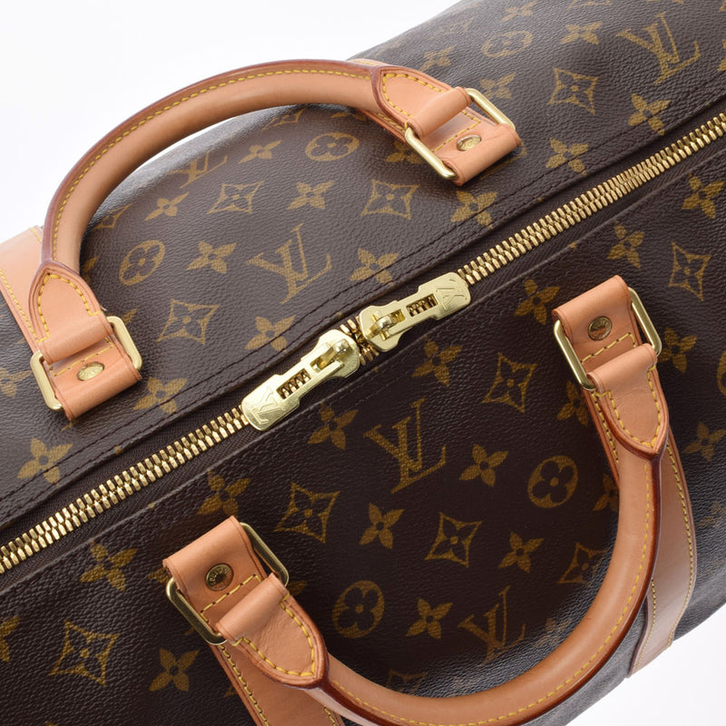 LOUIS VUITTON ルイヴィトン モノグラム キーポル 60 ブラウン M41422 ユニセックス モノグラムキャンバス ボストンバッグ ABランク 中古 銀蔵