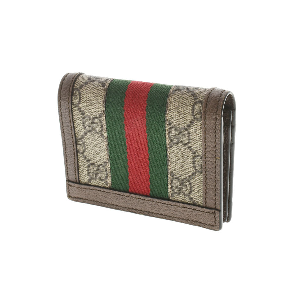 GUCCI グッチ オフディア コンパクトウォレット ベージュ 523155 レディース GGスプリームキャンバス 二つ折り財布 Aランク 中古 -  通販 - 限定価格送料無料