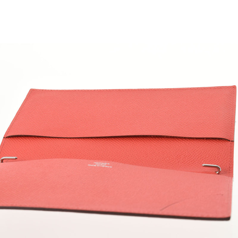 HERMES エルメス アジェンダヴィジョン ローズジャイプール X刻印(2016年頃) ユニセックス ヴォーエプソン 手帳カバー Aランク 中古 銀蔵