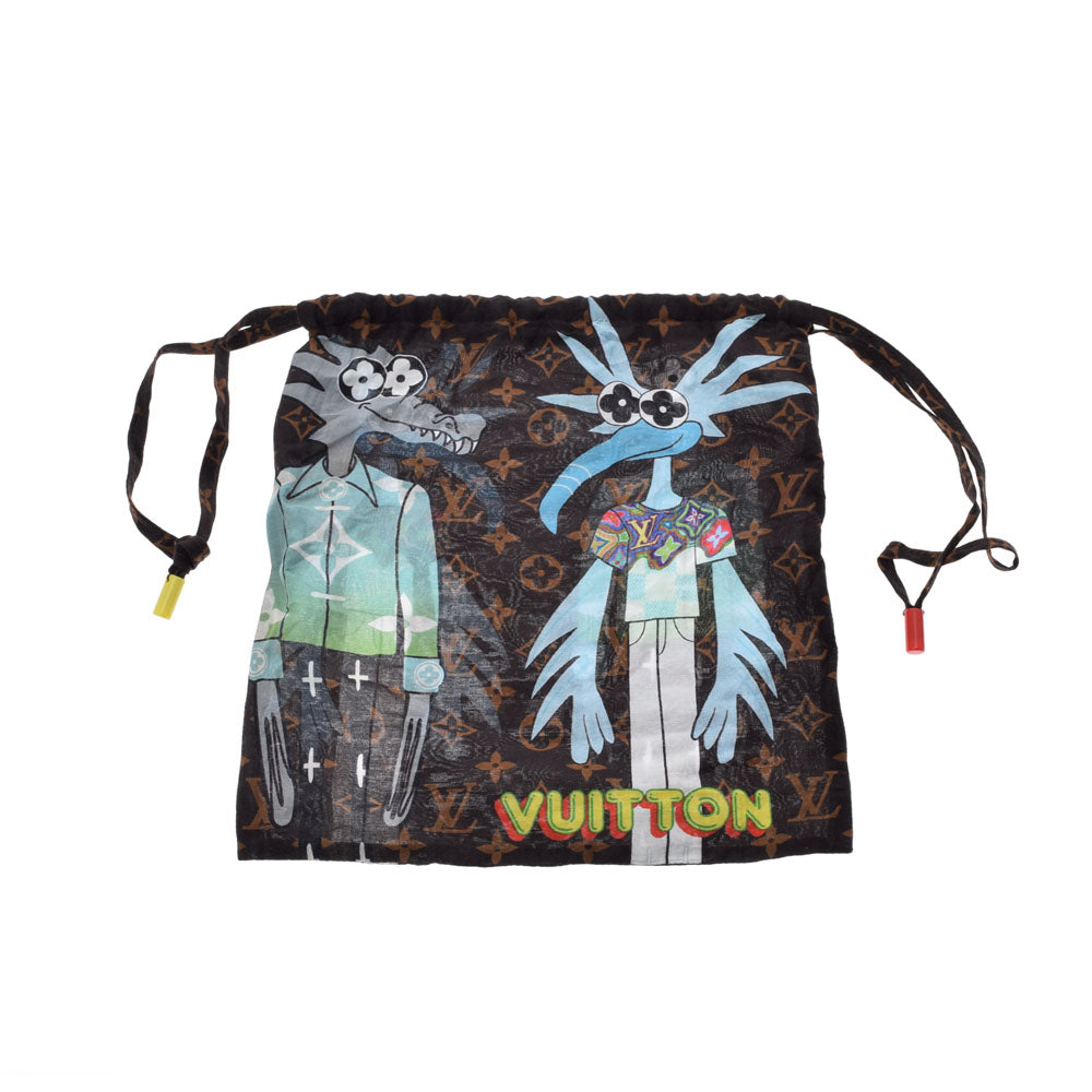 ルイヴィトンLVフレンズ スカーフ/マスクカバー ヴァージルアブロー ブラウン メンズ その他ファッション雑貨 MP2954 LOUIS VUITTON  中古 – 銀蔵オンライン