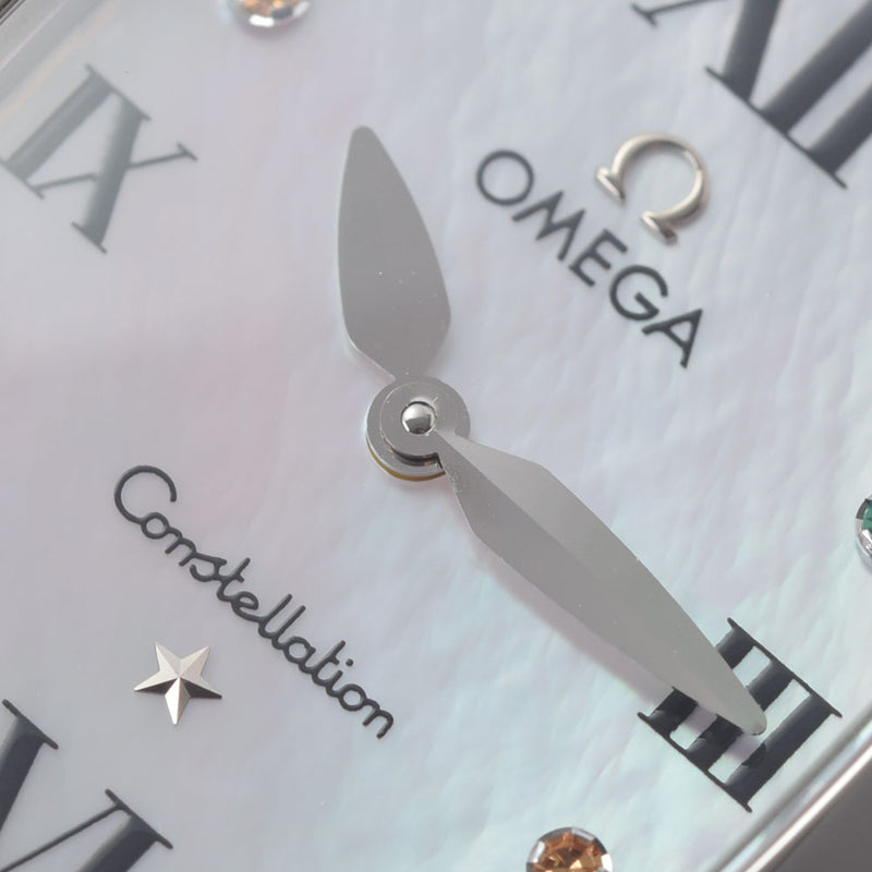 OMEGA オメガ コンステレーション クアドレラ  1586.79 レディース SS 腕時計 クオーツ シェル文字盤 Aランク 中古 銀蔵