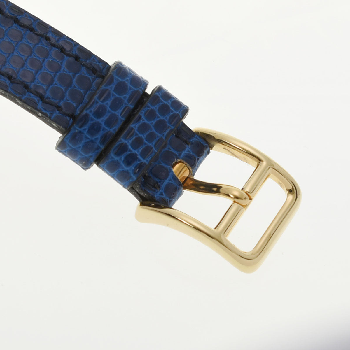 HERMES エルメス ケリーウォッチ 〇Y刻印(1995年頃) レディース GP/革(リザード) 腕時計 クオーツ シャンパン文字盤 Aランク 中古  人気・おすすめ｜使いやすい・旅行におすすめ 品質保証 全国発送 正規品・日本国内発送・安心保証付き