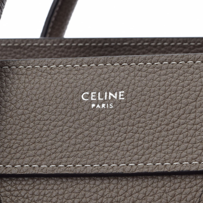 CELINE セリーヌ ラゲージ マイクロショッパー スリ レディース カーフ ハンドバッグ Aランク 中古 銀蔵