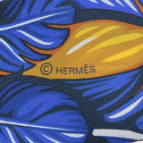 HERMES エルメス ツイリー  ブルー系 レディース シルク100％ スカーフ Aランク 中古 銀蔵