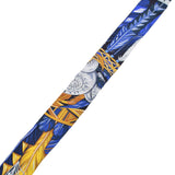 HERMES エルメス ツイリー  ブルー系 レディース シルク100％ スカーフ Aランク 中古 銀蔵