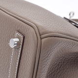 HERMES エルメス バーキン25 エトゥープ シルバー金具 U刻印(2022年頃) レディース トゴ ハンドバッグ 新品 銀蔵