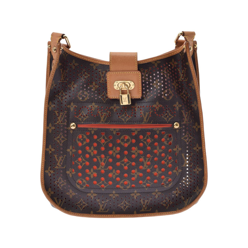 LOUIS VUITTON ルイヴィトン モノグラム ペルフォミュゼット オランジュ M95174 ユニセックス モノグラムペルフォ ショルダーバッグ Bランク 中古 銀蔵