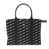 BALENCIAGA バレンシアガ BBモノグラム トレード ラージ 黒 621826 ユニセックス キャンバス トートバッグ Aランク 中古 銀蔵