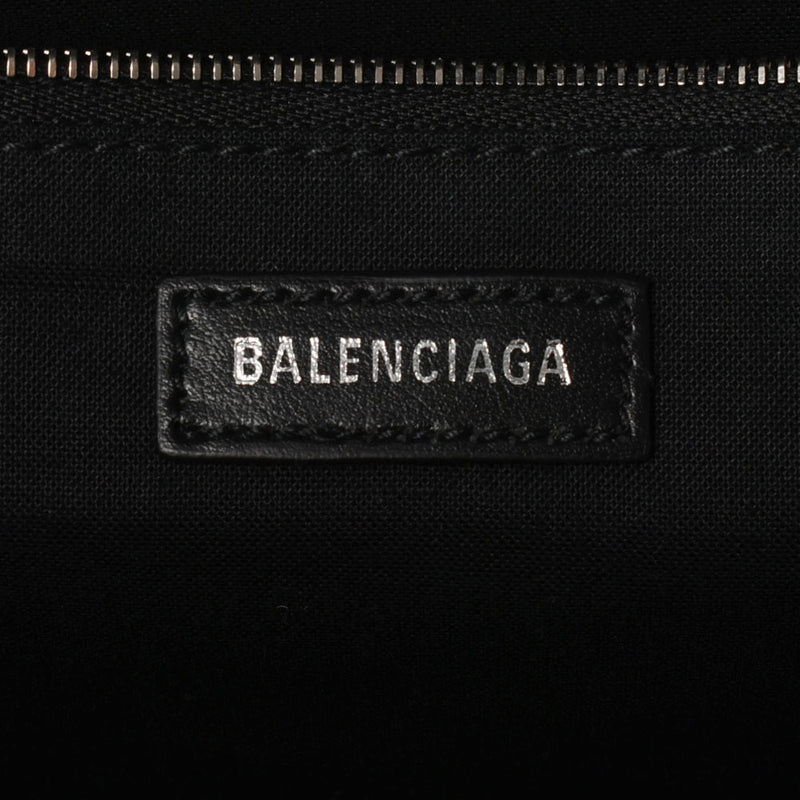 BALENCIAGA バレンシアガ BBモノグラム トレード ラージ 黒 621826 ユニセックス キャンバス トートバッグ Aランク 中古 銀蔵