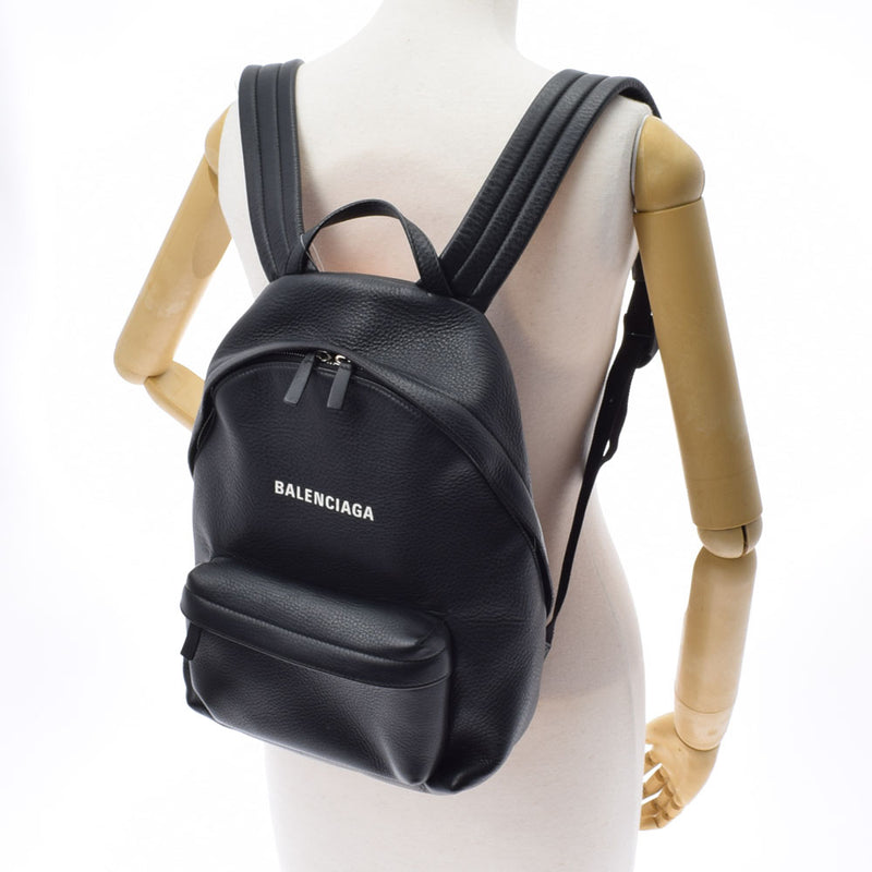 BALENCIAGA バレンシアガ エブリデイ バックパック  黒 ユニセックス レザー リュック・デイパック Bランク 中古 銀蔵