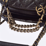 CHANEL シャネル マトラッセ ホーボー2WAY 黒 ゴールド金具 レディース レザー ショルダーバッグ ABランク 中古 銀蔵