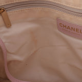 CHANEL シャネル ニュートラベルライン トート PM ピンク レディース ナイロン/レザー ハンドバッグ Bランク 中古 銀蔵