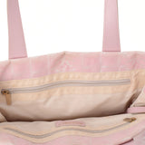 CHANEL シャネル ニュートラベルライン トート PM ピンク レディース ナイロン/レザー ハンドバッグ Bランク 中古 銀蔵