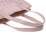 CHANEL シャネル ニュートラベルライン トート PM ピンク レディース ナイロン/レザー ハンドバッグ Bランク 中古 銀蔵