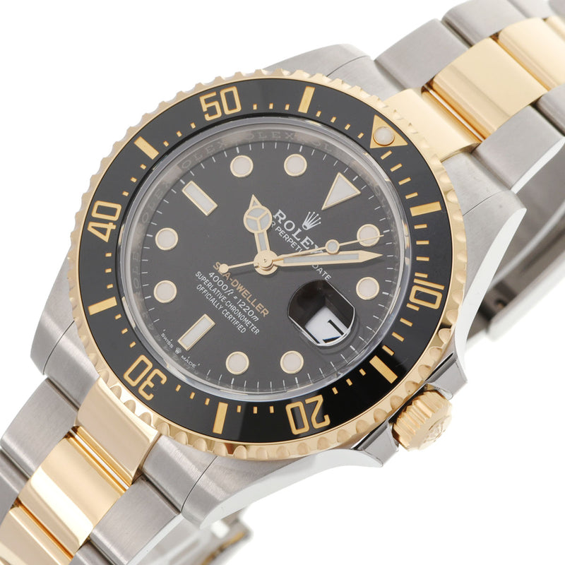 【現金特価】ROLEX ロレックス シードウェラー 126603 メンズ SS/YG 腕時計 自動巻き 黒文字盤 Aランク 中古 銀蔵