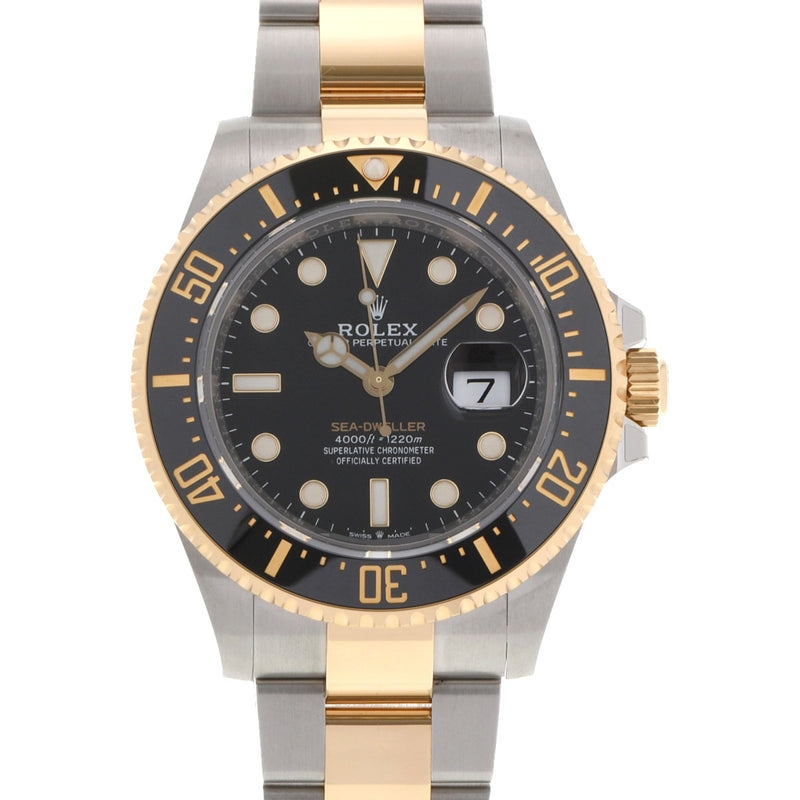 【現金特価】ROLEX ロレックス シードウェラー 126603 メンズ SS/YG 腕時計 自動巻き 黒文字盤 Aランク 中古 銀蔵