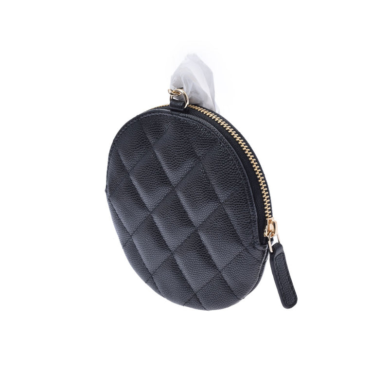 シャネルジップコインパース 黒 ゴールド金具 レディース コインケース AP2083 CHANEL 中古 – 銀蔵オンライン