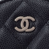 CHANEL シャネル ジップコインパース 黒 ゴールド金具 AP2083 レディース キャビアスキン コインケース Aランク 中古 銀蔵