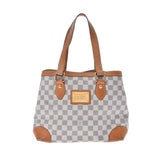 LOUIS VUITTON ルイヴィトン ダミエ アズール ハムステッド PM 白 N51207 レディース ダミエアズールキャンバス ハンドバッグ Bランク 中古 銀蔵