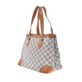 LOUIS VUITTON ルイヴィトン ダミエ アズール ハムステッド PM 白 N51207 レディース ダミエアズールキャンバス ハンドバッグ Bランク 中古 銀蔵