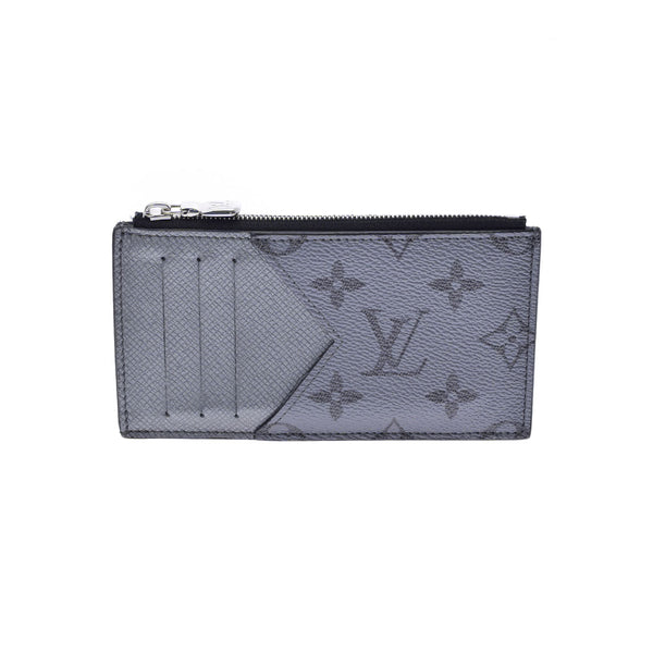 LOUIS VUITTON ルイヴィトン タイガラマ コインカードホルダー シルバー M30839 メンズ モノグラムキャンバス タイガ コインケース Bランク 中古 銀蔵