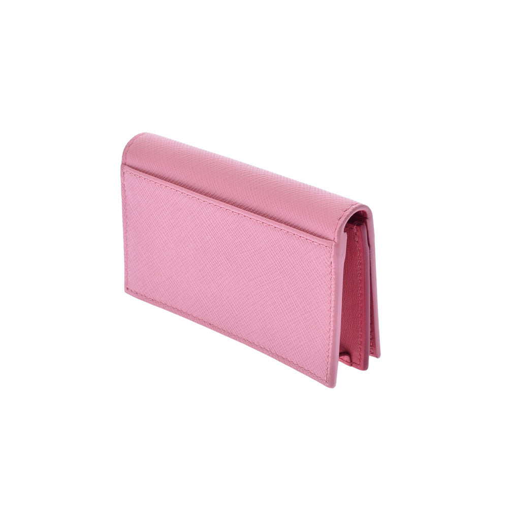 プラダリボン ピンク レディース カードケース 1MC122 PRADA 中古