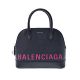 BALENCIAGA バレンシアガ ヴィル トップハンドル S 黒 518873 レディース カーフ 2WAYバッグ Bランク 中古 銀蔵