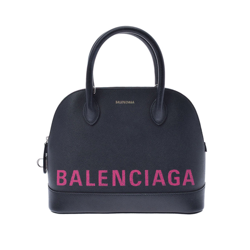 BALENCIAGA バレンシアガ ヴィル トップハンドル S 黒 518873 レディース カーフ 2WAYバッグ Bランク 中古 銀蔵