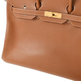 HERMES エルメス バーキン35 ゴールド ゴールド金具 □J刻印(2006年頃) ユニセックス ヴォーエプソン ハンドバッグ Bランク 中古 銀蔵