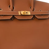 HERMES エルメス バーキン35 ゴールド ゴールド金具 □J刻印(2006年頃) ユニセックス ヴォーエプソン ハンドバッグ Bランク 中古 銀蔵