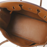 HERMES エルメス バーキン35 ゴールド ゴールド金具 □J刻印(2006年頃) ユニセックス ヴォーエプソン ハンドバッグ Bランク 中古 銀蔵