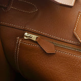 HERMES エルメス バーキン35 ゴールド ゴールド金具 □J刻印(2006年頃) ユニセックス ヴォーエプソン ハンドバッグ Bランク 中古 銀蔵