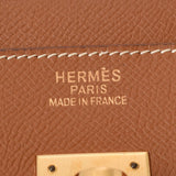 HERMES エルメス バーキン35 ゴールド ゴールド金具 □J刻印(2006年頃) ユニセックス ヴォーエプソン ハンドバッグ Bランク 中古 銀蔵