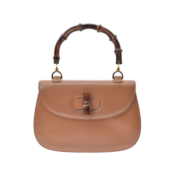 グッチバンブー 2WAY ブラウン レディース レザー ハンドバッグ 000 03