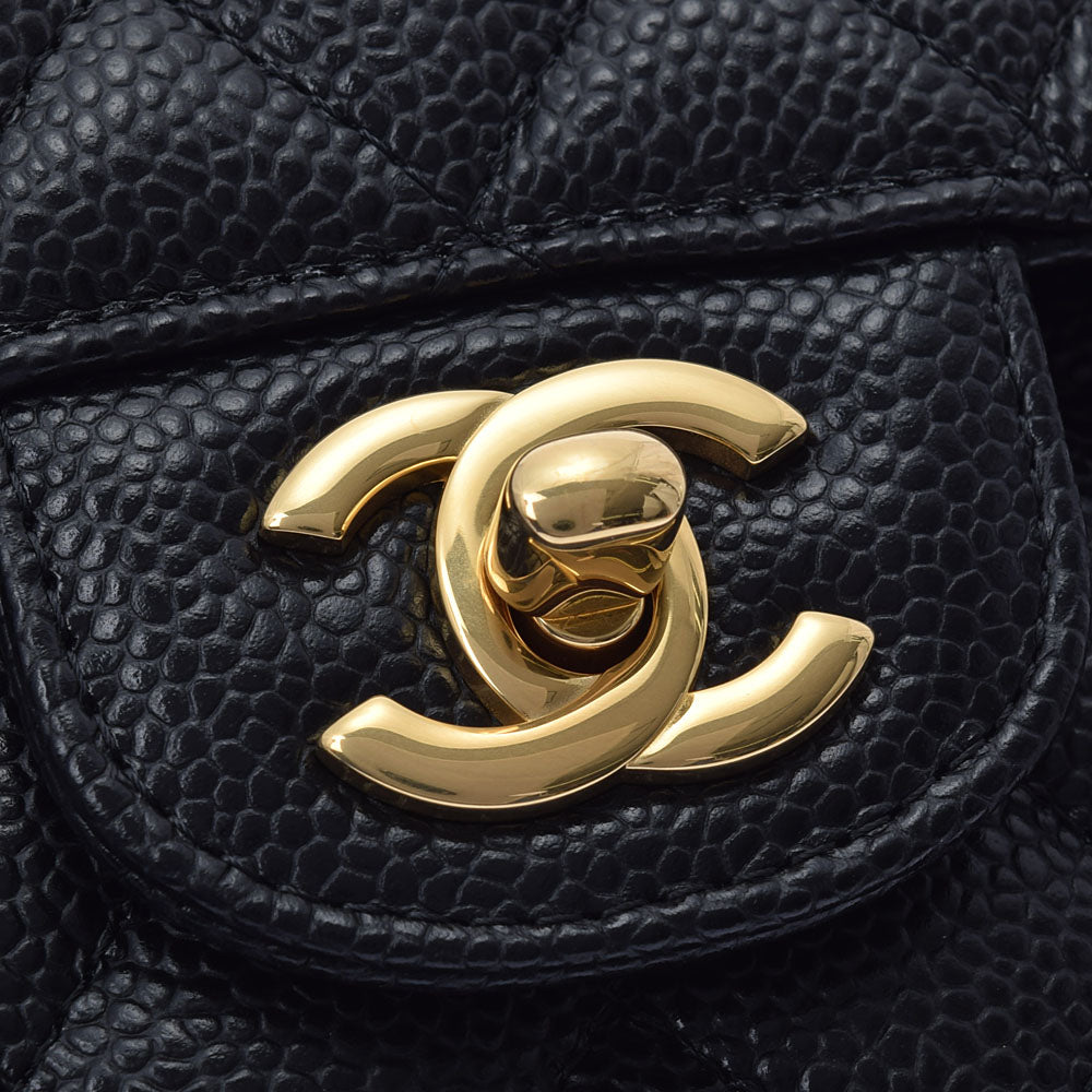 シャネルダブルフラップ チェーンショルダー 23 14143 黒 ゴールド金具 レディース ショルダーバッグ CHANEL – 銀蔵オンライン