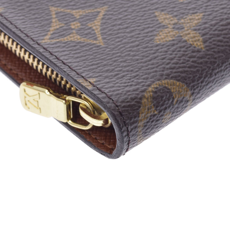 LOUIS VUITTON ルイヴィトン モノグラム ポルトモネジップ ブラウン M61727 レディース モノグラムキャンバス 長財布 ABランク 中古 銀蔵