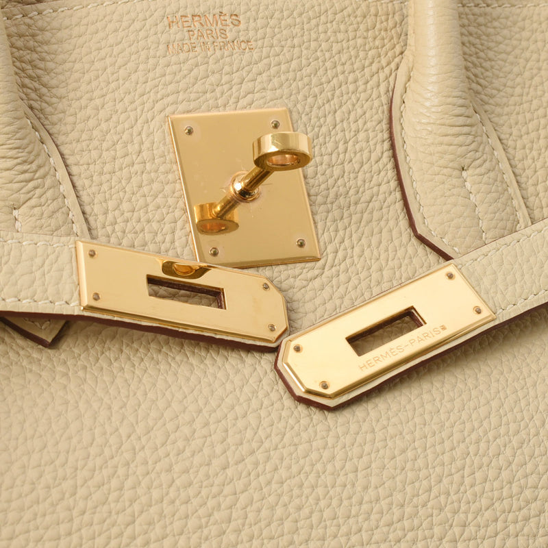 HERMES エルメス バーキン35 パーシュマン ゴールド金具 □L刻印(2008年頃) ユニセックス トゴ ハンドバッグ Aランク 中古 銀蔵