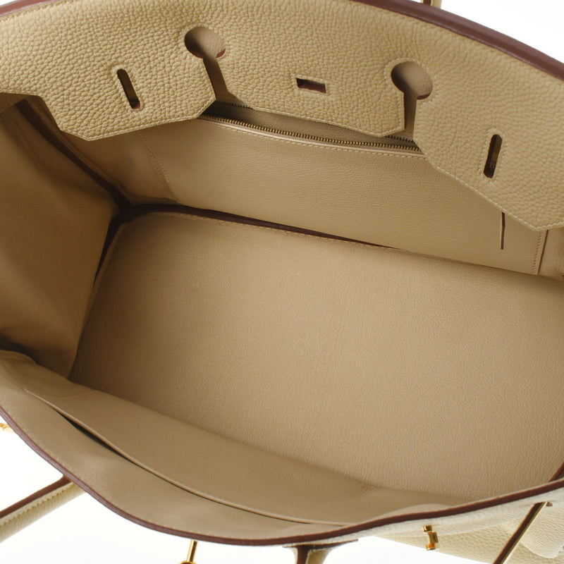 HERMES エルメス バーキン35 パーシュマン ゴールド金具 □L刻印(2008年頃) ユニセックス トゴ ハンドバッグ Aランク 中古 銀蔵