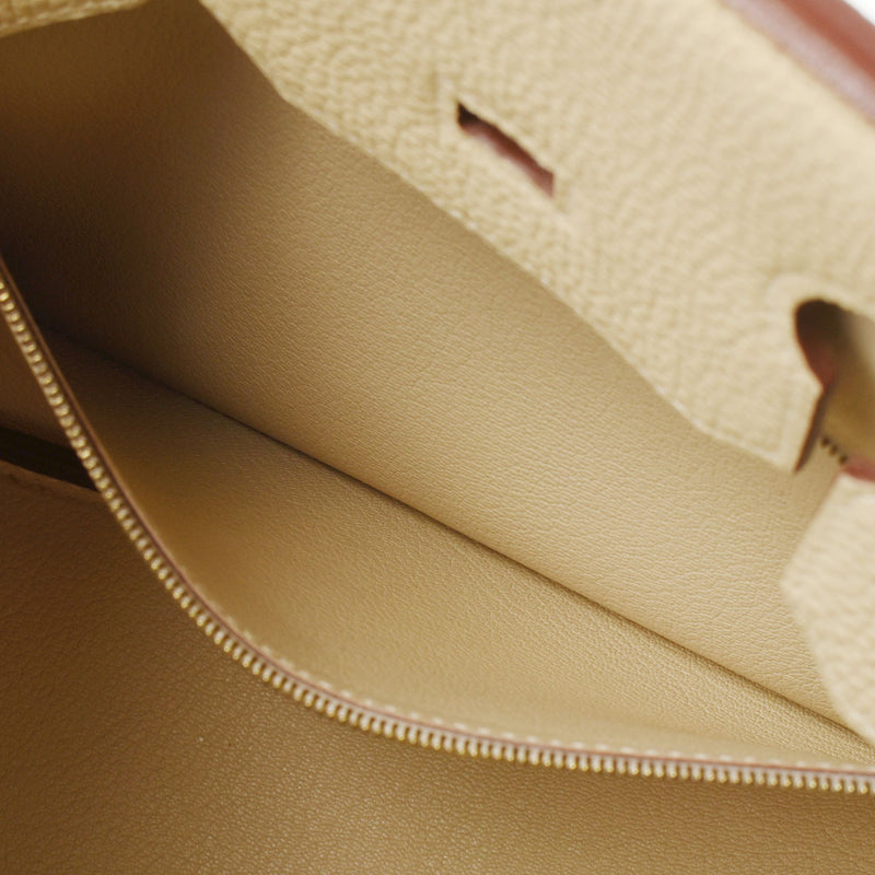 HERMES エルメス バーキン35 パーシュマン ゴールド金具 □L刻印(2008年頃) ユニセックス トゴ ハンドバッグ Aランク 中古 銀蔵