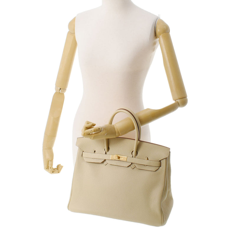 HERMES エルメス バーキン35 パーシュマン ゴールド金具 □L刻印(2008年頃) ユニセックス トゴ ハンドバッグ Aランク 中古 銀蔵
