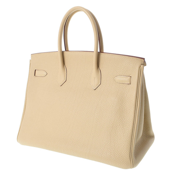 HERMES エルメス バーキン35 パーシュマン ゴールド金具 □L刻印(2008年頃) ユニセックス トゴ ハンドバッグ Aランク 中古 銀蔵