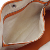 HERMES エルメス ガーデンパーティ PM オレンジ シルバー金具 □N刻印(2010年頃) レディース ネゴンダ ハンドバッグ Bランク 中古 銀蔵