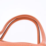 HERMES エルメス ガーデンパーティ PM オレンジ シルバー金具 □N刻印(2010年頃) レディース ネゴンダ ハンドバッグ Bランク 中古 銀蔵