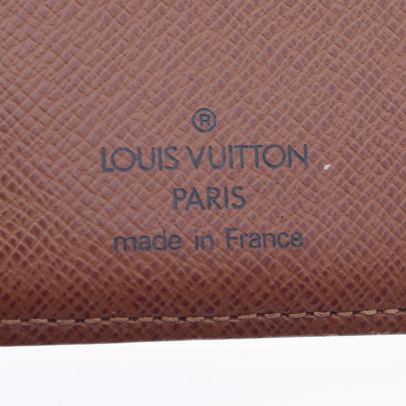 LOUIS VUITTON ルイヴィトン モノグラム アジェンダ PM ブラウン R20005 レディース モノグラムキャンバス 手帳カバー Bランク 中古 銀蔵