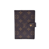 LOUIS VUITTON ルイヴィトン モノグラム アジェンダ PM ブラウン R20005 レディース モノグラムキャンバス 手帳カバー Bランク 中古 銀蔵